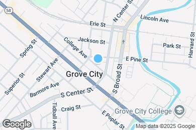 Map image of the property - 225 College Ave