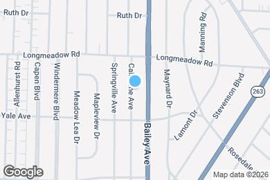 Map image of the property - 421 Callodine Ave