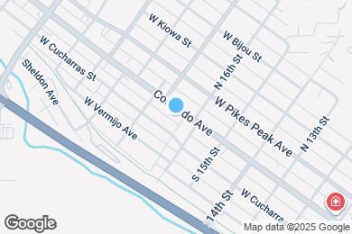 Map image of the property - 1621 W Colorado Ave