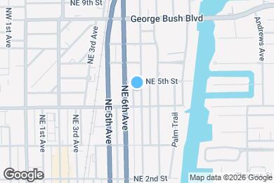 Map image of the property - 426 NE 7th Ave
