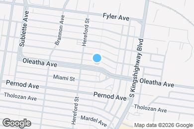 Map image of the property - 4971 Oleatha Ave