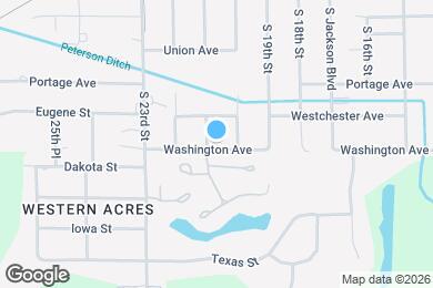 Map image of the property - 2018 Washington Ave