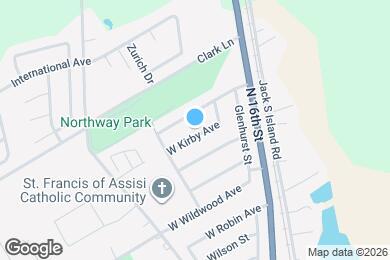 Map image of the property - 1900 W Kirby Ave