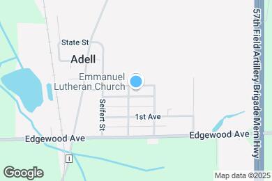 Map image of the property - 320 Center Ave