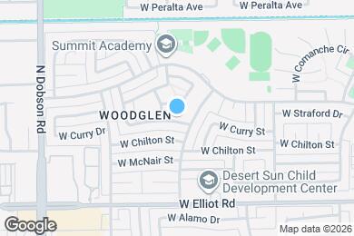 Map image of the property - 1582 W Curry Dr