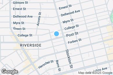 Map image of the property - 2533 Post St