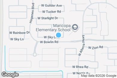 Map image of the property - 45539 W Sky Ln