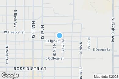 Map image of the property - 316 E Elgin St