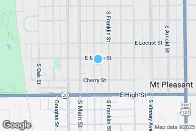 Map image of the property - 607 S University Ave