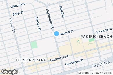 Map image of the property - 1605 Diamond St