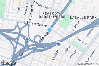 Map image of the property - 1702 S Tucker Blvd