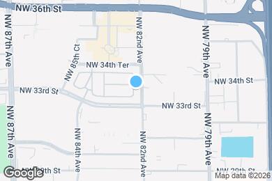 Map image of the property - 3355 NW 82nd Ct