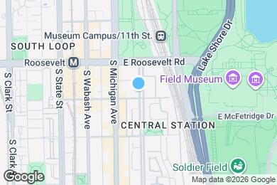 Map image of the property - 1284 S Indiana Ave