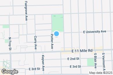 Map image of the property - 214 Potter Ave