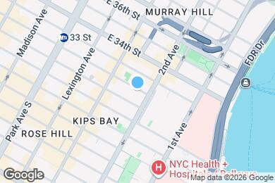 Map image of the property - 244 E 32nd St