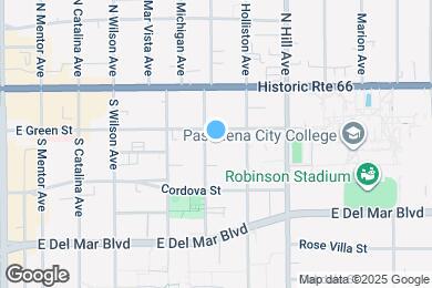 Map image of the property - 100 S Chester Ave