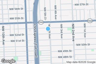 Map image of the property - 5210 NW 5th Ave