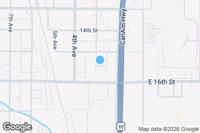 Map image of the property - 1524 3rd Ave