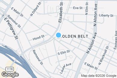 Map image of the property - Golden Belt Apartments