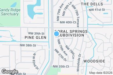 Map image of the property - 3880 NW 79th Ave