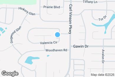 Map image of the property - 105 Valencia Cir