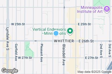 Map image of the property - 2545 Pillsbury Ave S