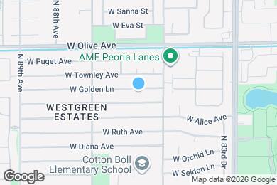 Map image of the property - 8533 W Golden Ln