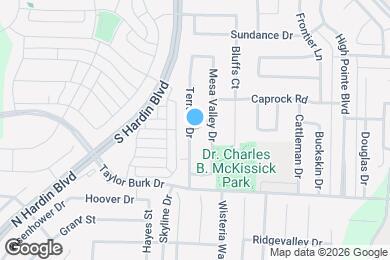 Map image of the property - 2628 Terrace Dr