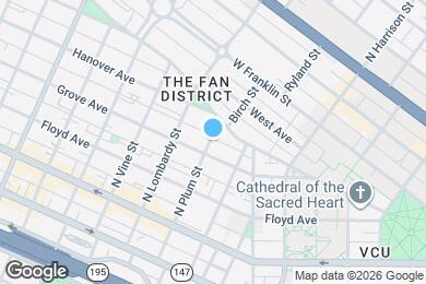 Map image of the property - 205 N Plum St