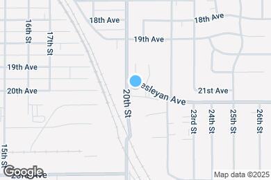 Map image of the property - Wesleyan Apartments