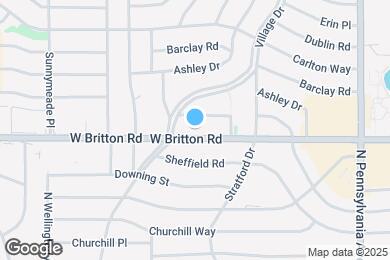 Map image of the property - 2403 W Britton Rd