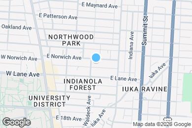 Map image of the property - 167 E Norwich Ave