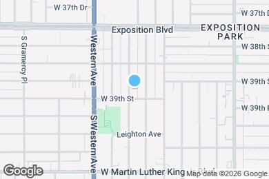 Map image of the property - 3878 S Harvard Blvd
