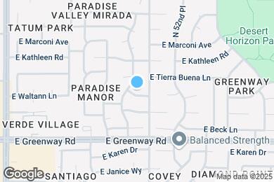 Map image of the property - 5144 E Carolina Dr