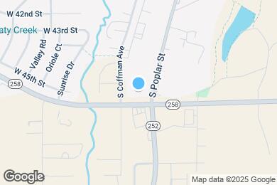 Map image of the property - 4500 S Poplar St