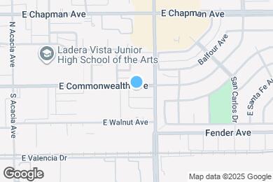 Map image of the property - 2306 E Commonwealth Ave