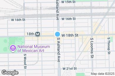 Map image of the property - 1804 S Ashland Ave