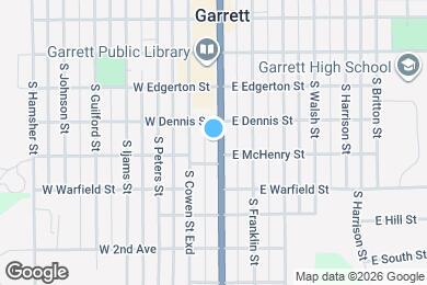 Map image of the property - 512 S Randolph St