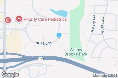 Map image of the property - 9305 N Harrison St