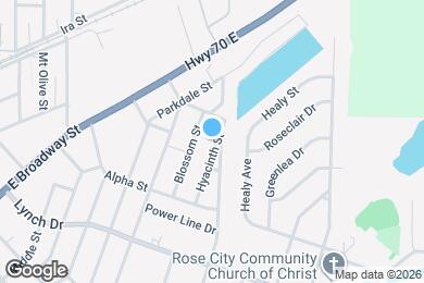 Map image of the property - 725 Hyacinth St