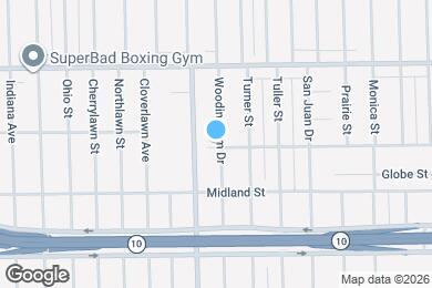 Map image of the property - 8000 Pilgrim St