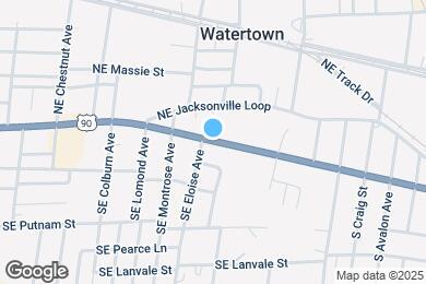 Map image of the property - 1380 E Duval St