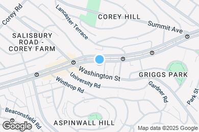 Map image of the property - 1583 Beacon St