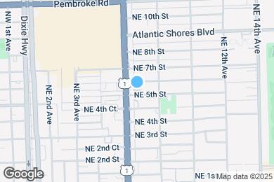 Map image of the property - 611 NE 5th St