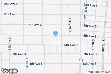 Map image of the property - 1414 5th Ave S