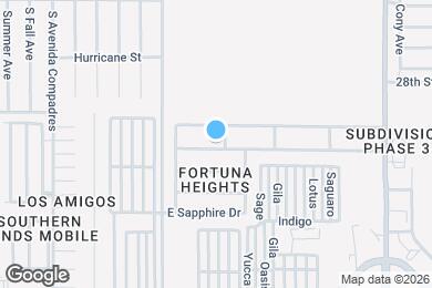 Map image of the property - 10584 E Amber Dr