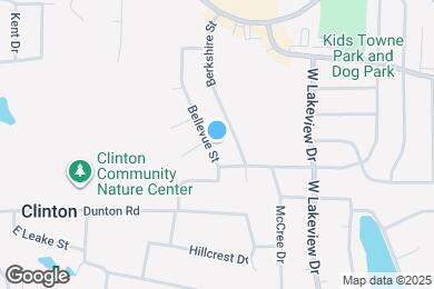 Map image of the property - 616 Bellevue St