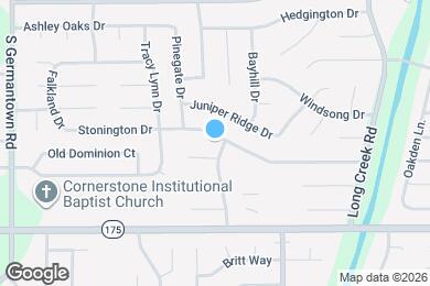 Map image of the property - 7477 Stonington Dr