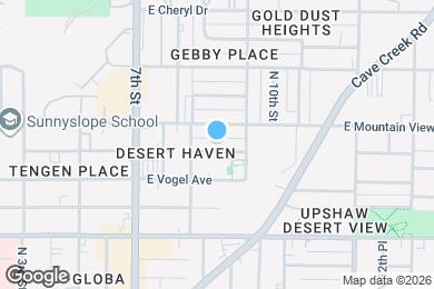 Map image of the property - 820 E Purdue Ave