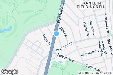 Map image of the property - 828 Blue Hill Ave